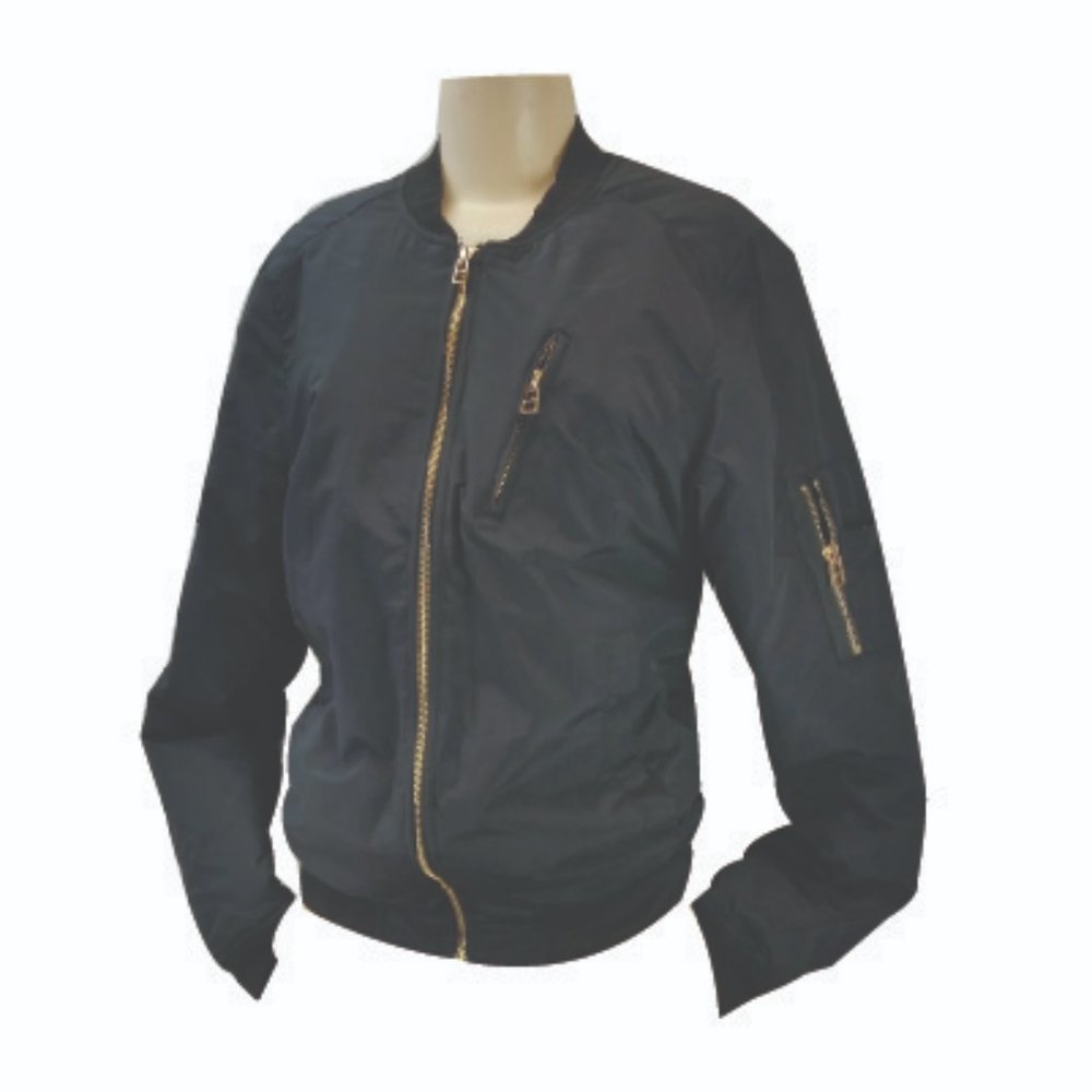 RIFLESSI Women's Padded Bomber Jacket